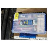 tackle box with lures