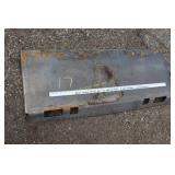 Solid Full Weldable Quick Attach Blank Plate