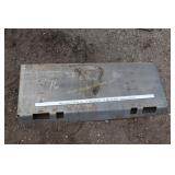 Solid Full Weldable Quick Attach Plate