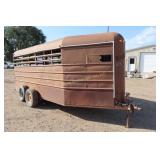 1987 Triggs Stock Trailer