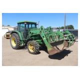 2000 John Deere 6405 MFWD w/loader