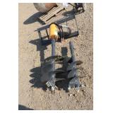 Skidsteer Post Hole Auger NEW 12" & 18" bits