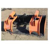 Skidsteer 72" grapple bucket NEW