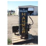 Skidloader mount post pounder by Danuser