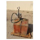 60 Gal fuel tank with hand pump