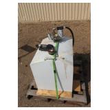 Fuel tank 75 gal 12V pump