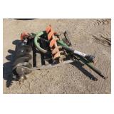 Post Hole Auger 3pt 2 bits