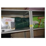 Clean Air Mattress, Sleeping Bag, Weighted