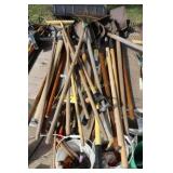 Shovels, Rakes, Pick axe
