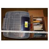 Notebooks and Storage Container