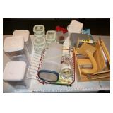 Food Containers and Paper Towel Holder