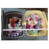 2 Totes of Beanie Babies