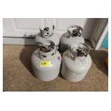 4  Propane Tanks