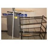 Folding Table and Shelf