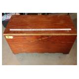Toy Chest on wheels w/ Vintage Toys and Books