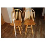 2 Counter height stools