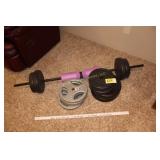 weight bar & weights