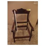 antique chair frame
