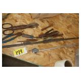 chisels, punches, hand tools