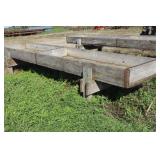Wooden Feed Bunk 16ft