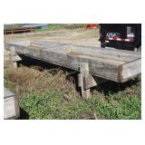 Wooden Feed Bunk 16ft