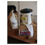 shop towels & hand cleaner