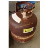 propane tank - old style valve