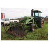 John Deere 4440 w/ Cab & 158 Loader w/ Grabble