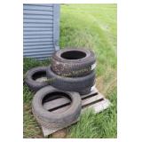3 New 16" Tires & 2 Other Used Tires