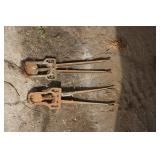 2 Antique Dehorners