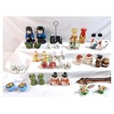 Collection Of 19 Different Salt And Pepper