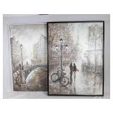 Pair of modern home decor prints! 31 1/2" x 42"