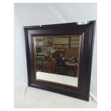 Wooden Framed Mirror