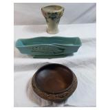 Selection Of Vintage Roseville Pottery Including