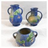 Vintage Roseville Pottery Lot Including 3
