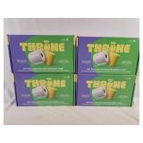 4 Boxes of Throne Wet Toilet Paper
