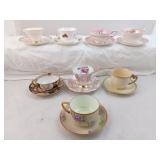 Selection Of 8 Different Tea Cup And Saucer Sets
