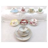 Tea Cup And Saucer Lot Of 8 Different Sets That