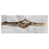 14K Antique Gold Brooch
