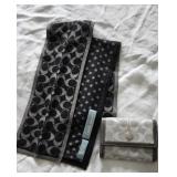Coach Wool Scarf and Wallet