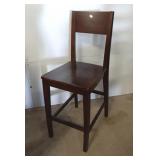 Wood Bar Height Chair