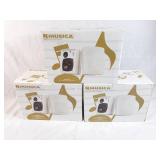 6 Musica 4" 3 way indoor/ Outdoor speakers