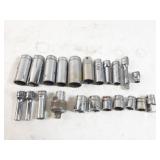 22 pieces of snap on. 3/8" drive