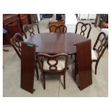 Vintage Gibbard Brand Dining Room Table With 6