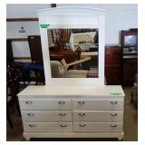 Clean Dresser And Mirror Combination, Matches