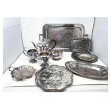 Silver plated lot! Including tea service and