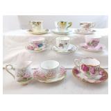 Collection Of 7 Royal Albert Tea Cups And Saucer