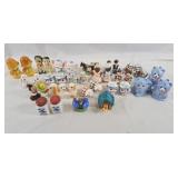 18 Sets of Salt & Pepper Shakers including Dogs,