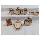 Owl Lovers Lot To Include 8 Pieces Of Owl Themed