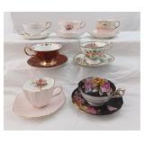 Tea Cup And Saucer Lot Of 7 Different Sets That